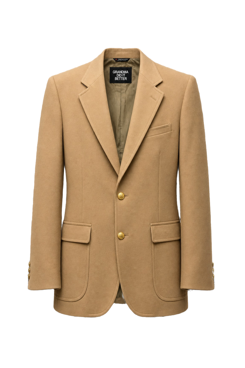 1980s Camel Blazer - Front View