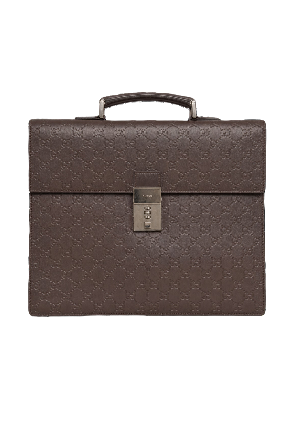 1990s Brown Leather Bag - Front View