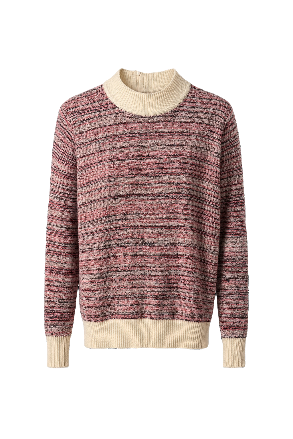 1960s Pink Synthetic Blend Sweater - Front View