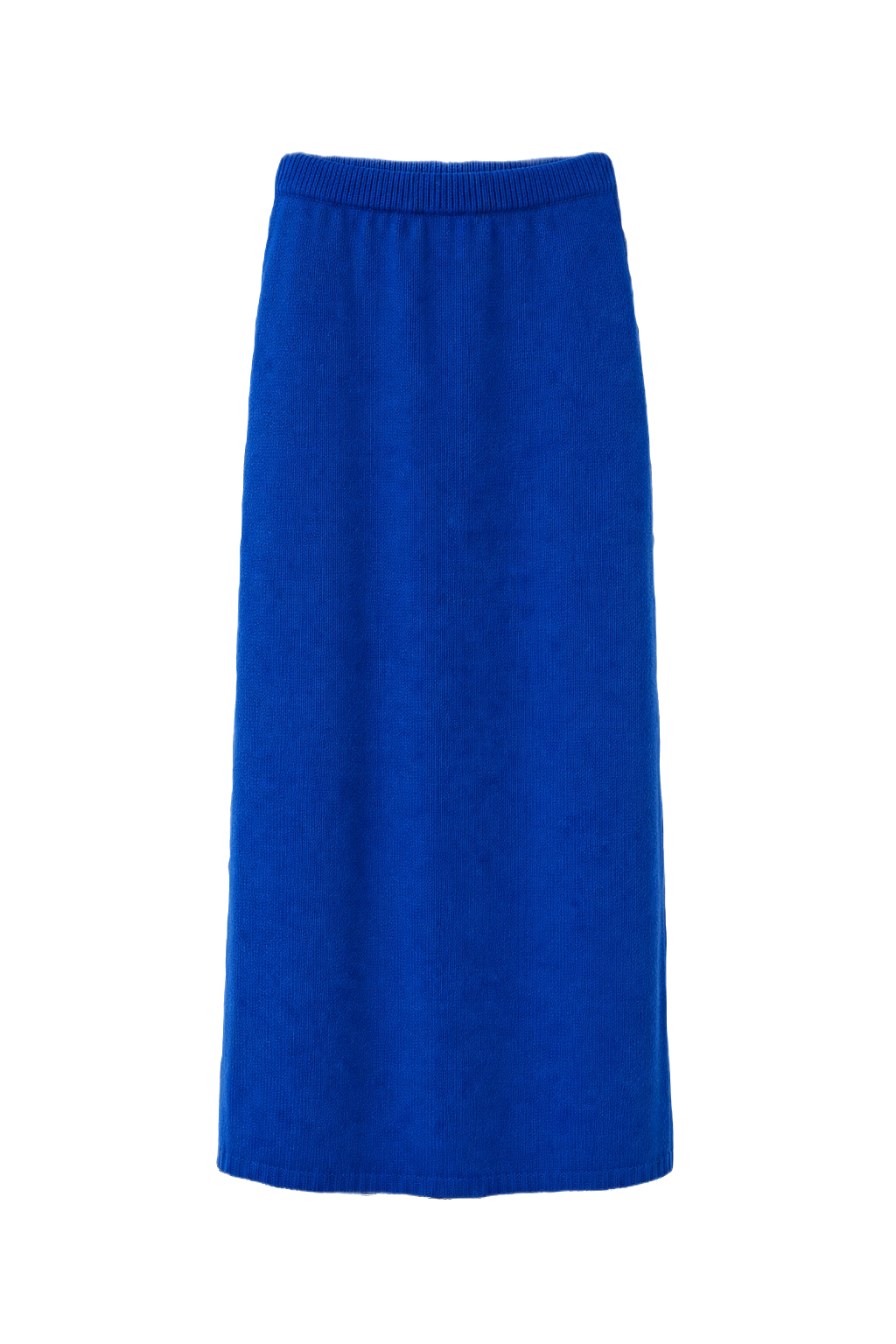 1980s Royal Blue Acrylic Skirt - Front View