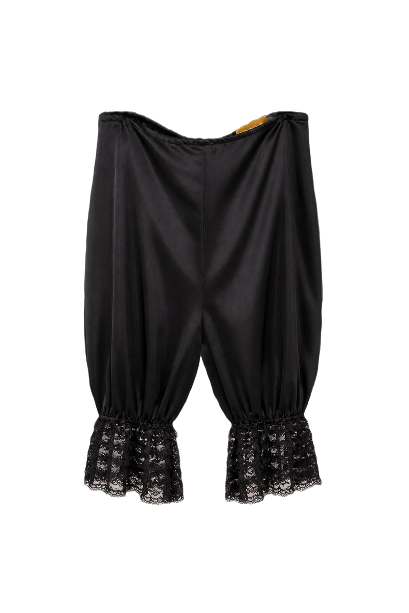 1950s Black Unknown Pantaloons - Front View