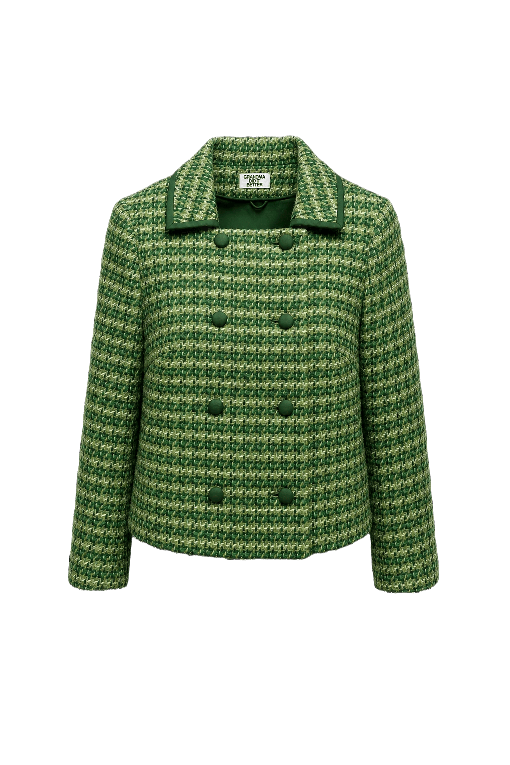 1960s Green Wool Jacket - Front View