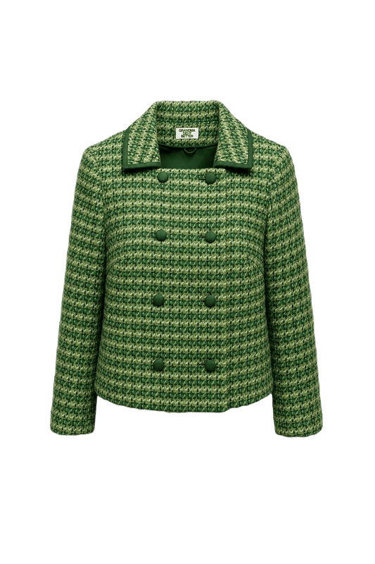 1960s Green Wool Jacket - Front View