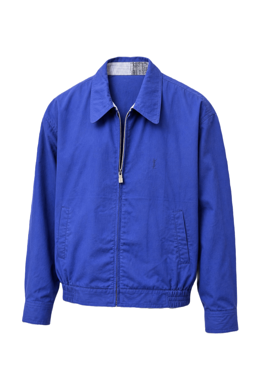 1980s Purple Cotton Jacket - Front View