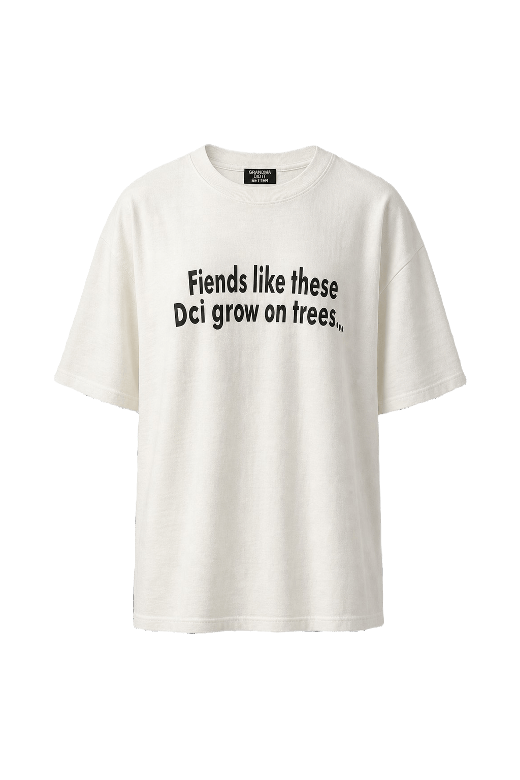 1990s White Cotton T-Shirt - Front View