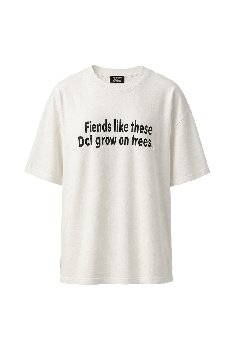 1990s White Cotton T-Shirt - Front View