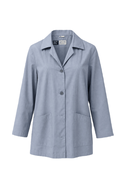 1960s Light Blue Cotton Jacket - Front View