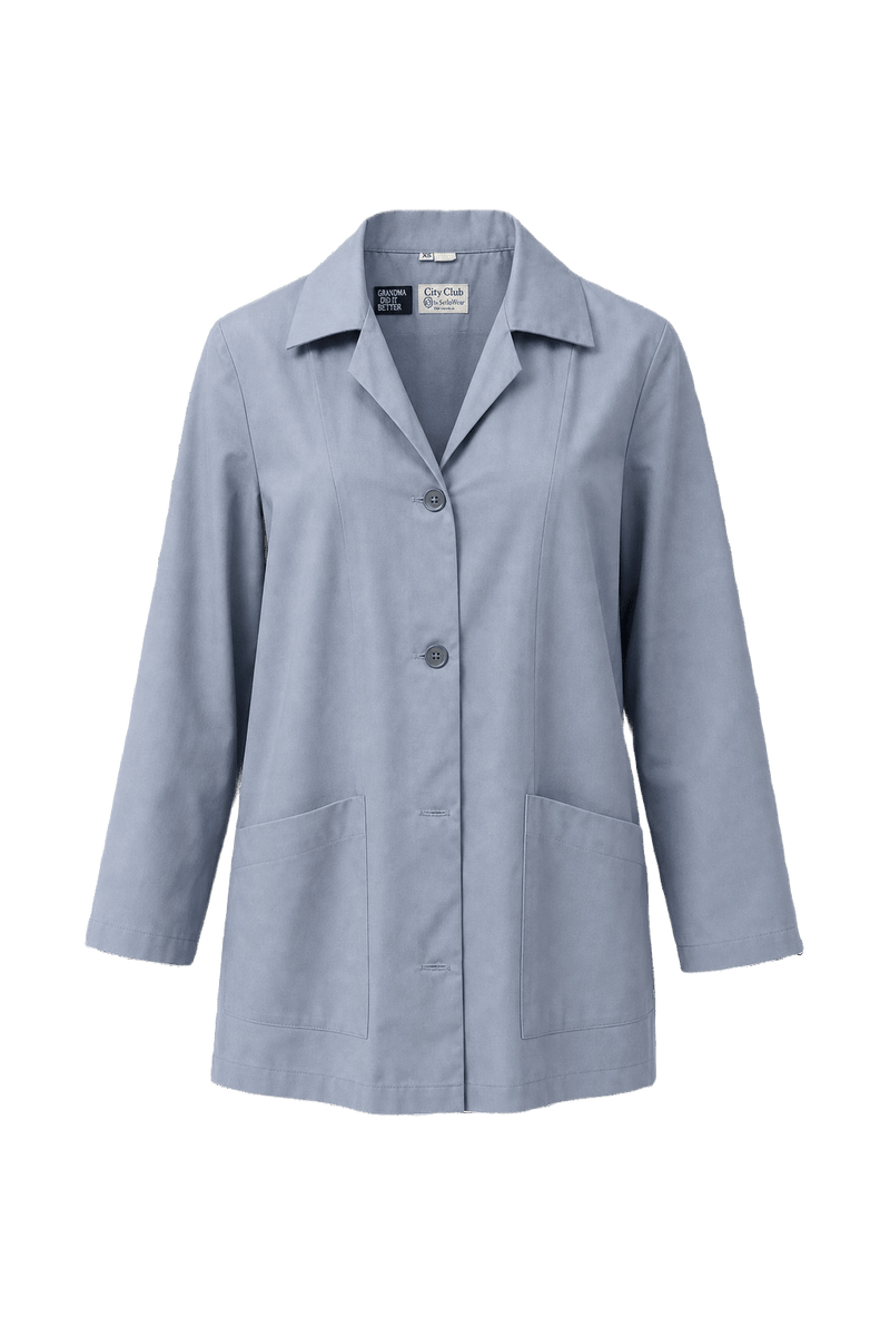 1960s Light Blue Cotton Jacket - Front View