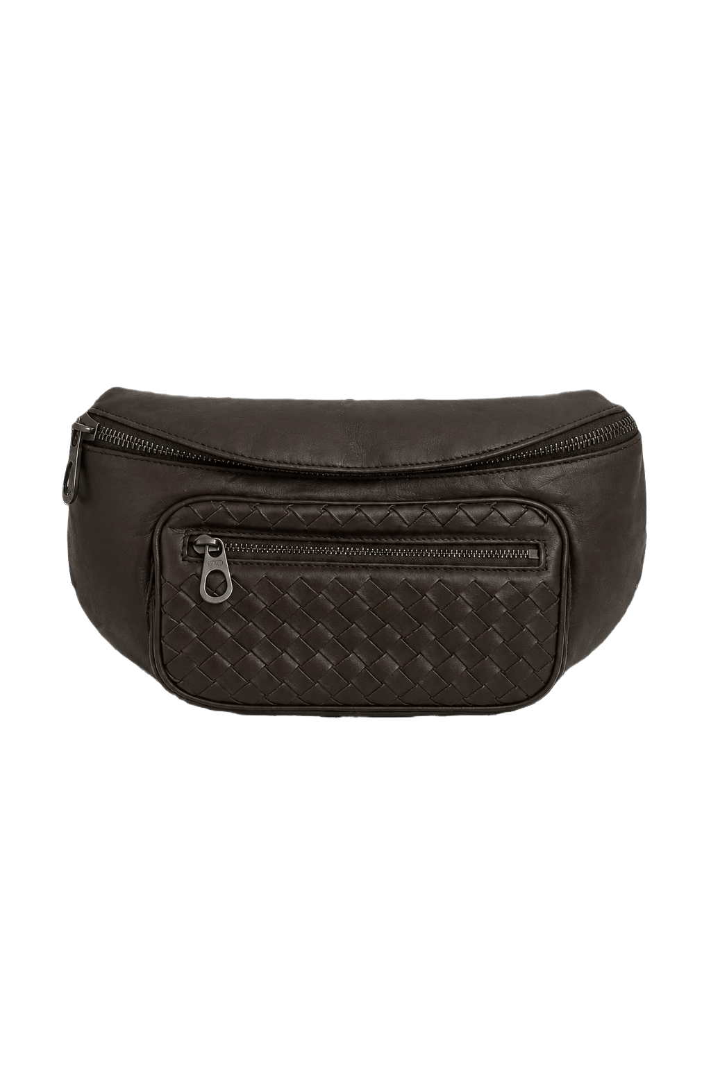 1990s Brown Leather Bag - Front View