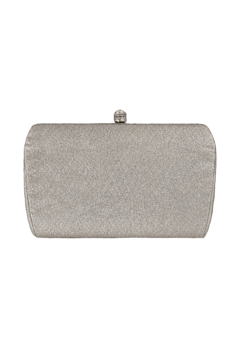 1970s Silver Unknown Clutch - Front View