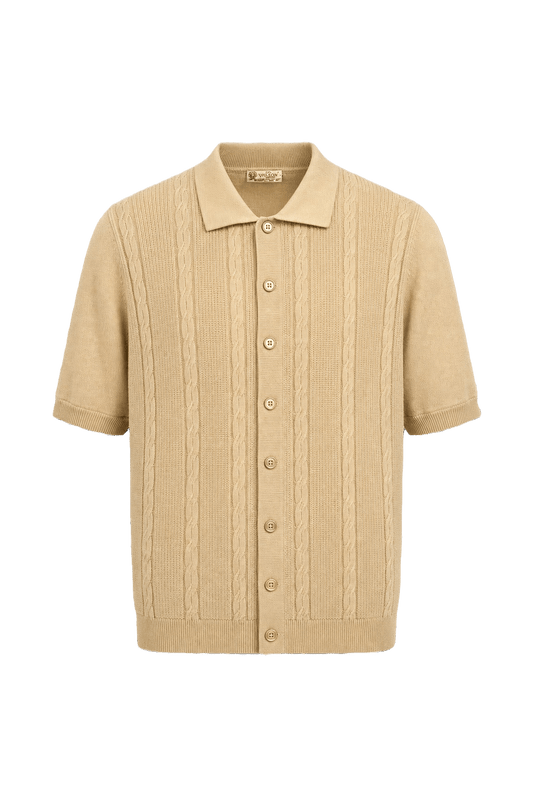 1960s Cream Cotton Sweater - Front View
