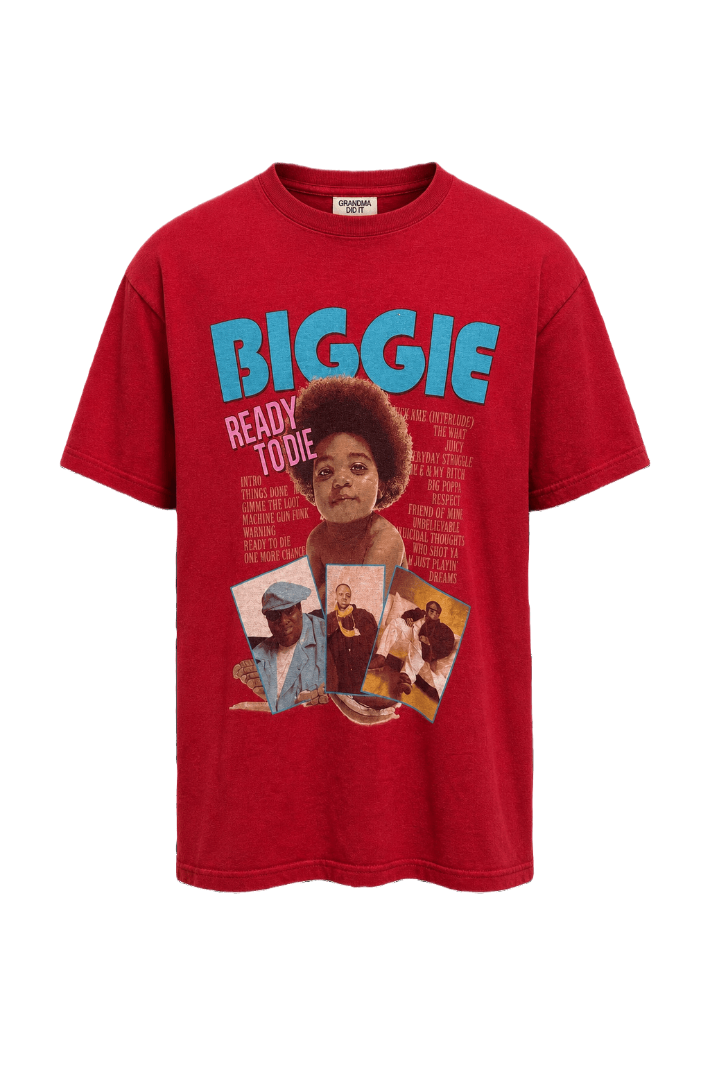 1990s Red Cotton T-Shirt - Front View