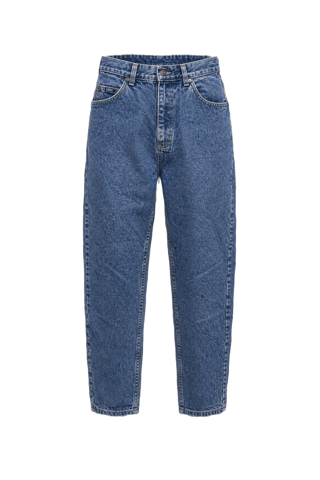 1990s Light Blue Denim Jeans - Front View