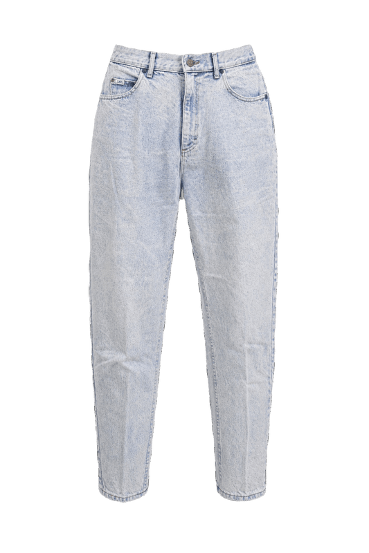 1990s Light Blue Cotton Denim Jeans - Front View