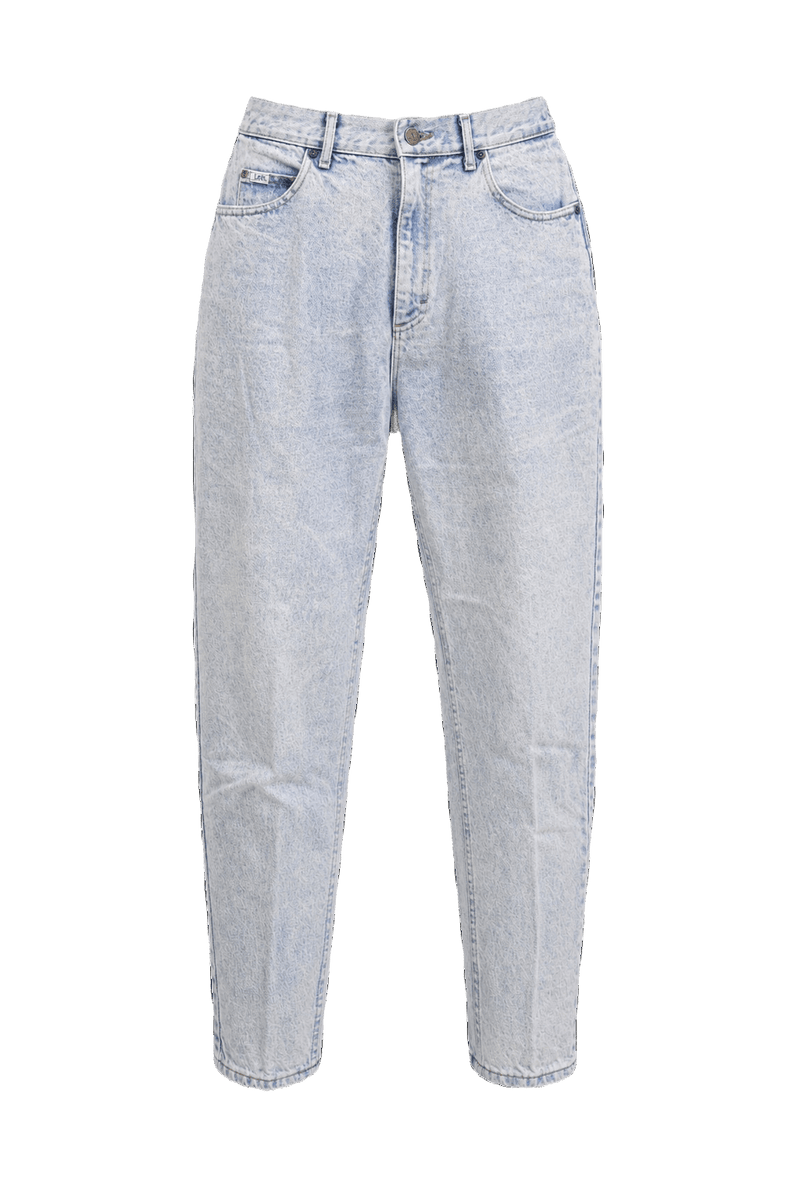 1990s Light Blue Cotton Denim Jeans - Front View