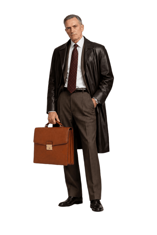 1980s Brown Leather Bag - Model