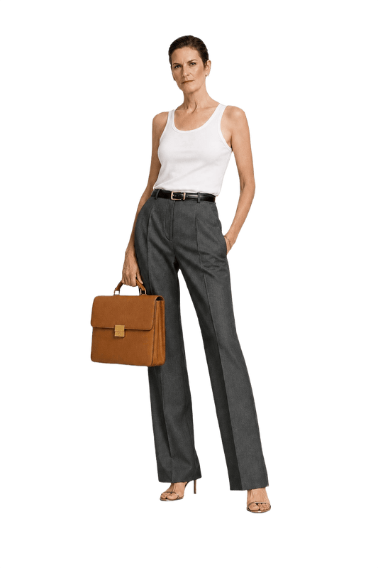 [1980s] Camel Leather Bag - Model