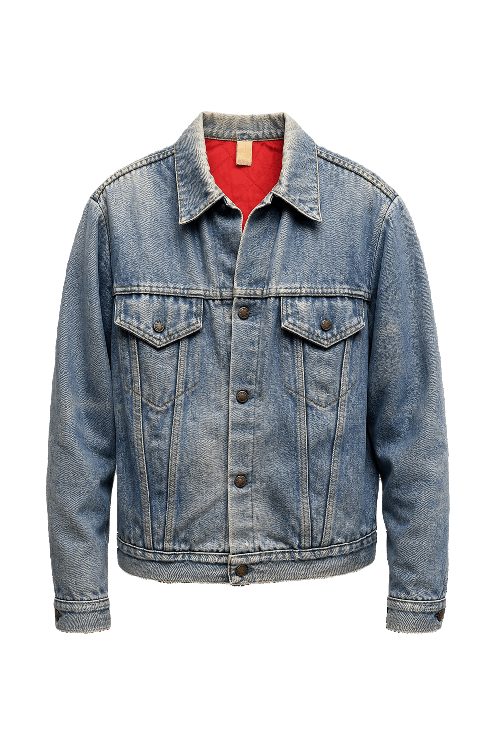 1970s Blue Denim Jacket - Front View