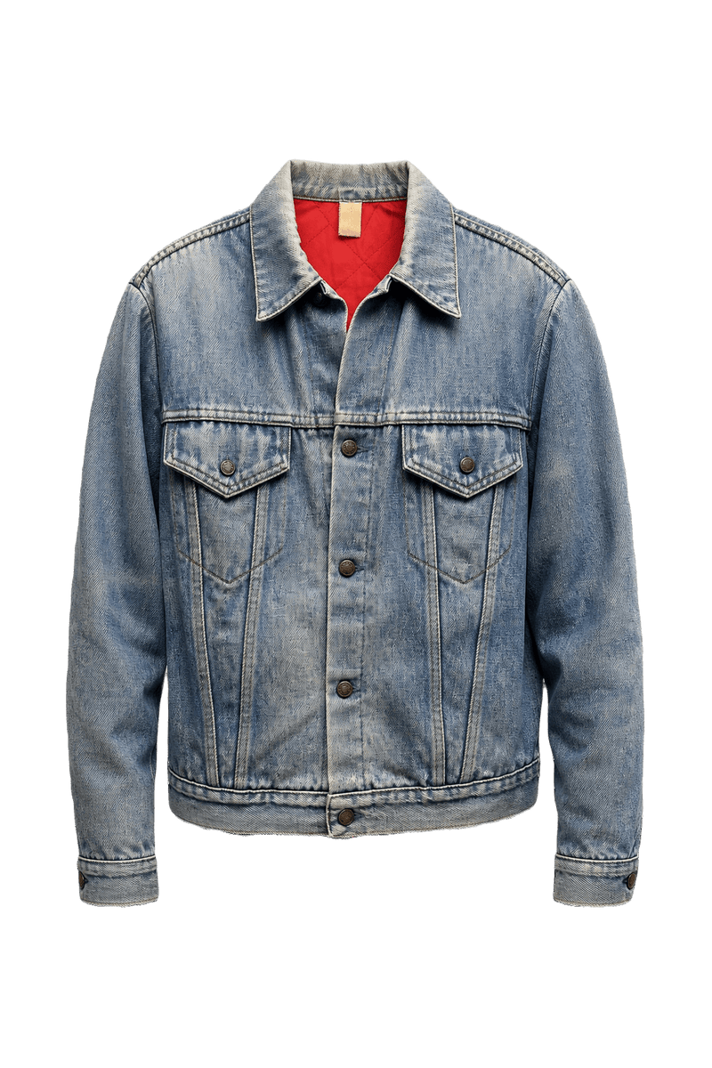 1970s Blue Denim Jacket - Front View