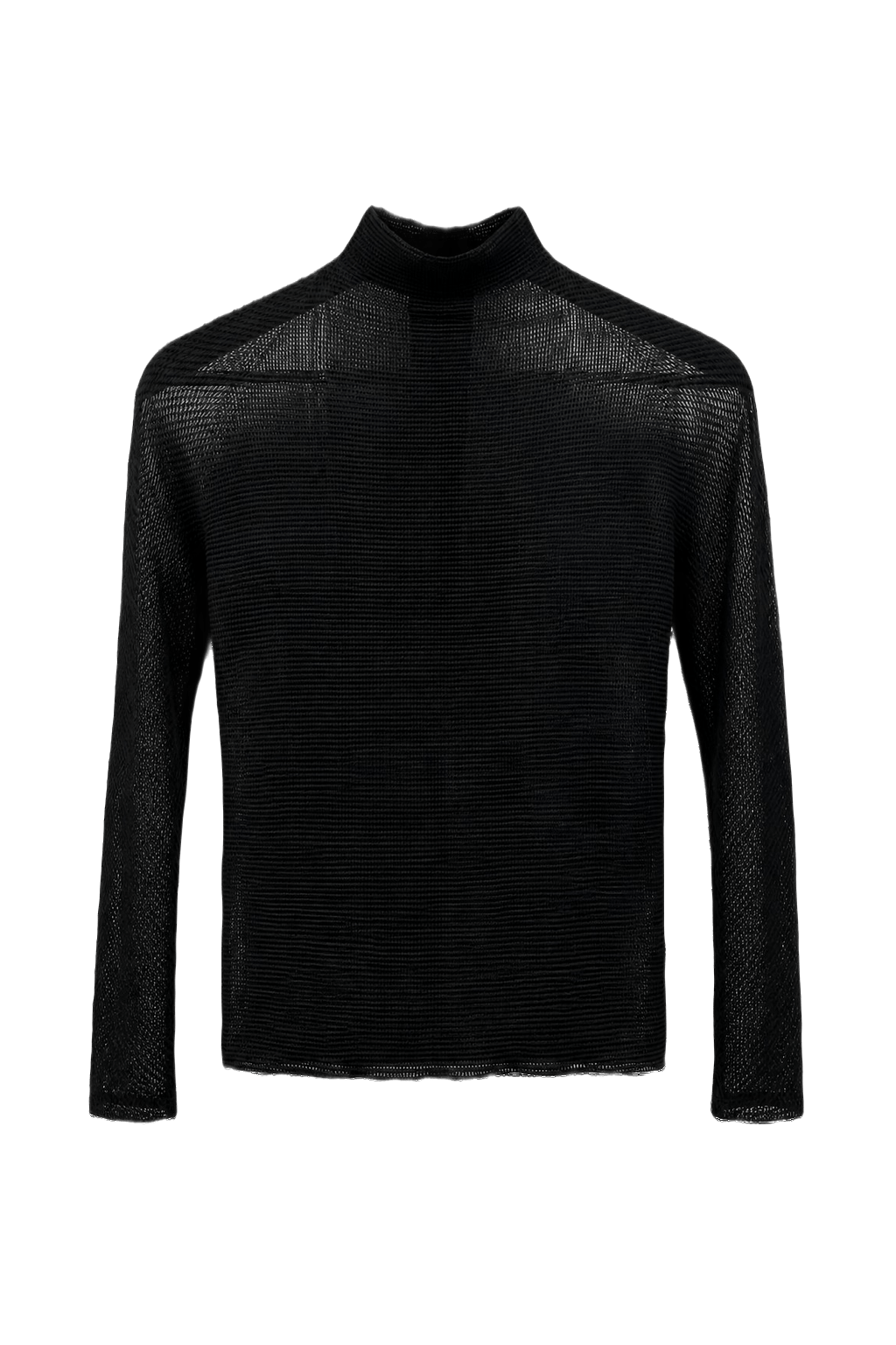 1990s Black Synthetic Sweater - Front View