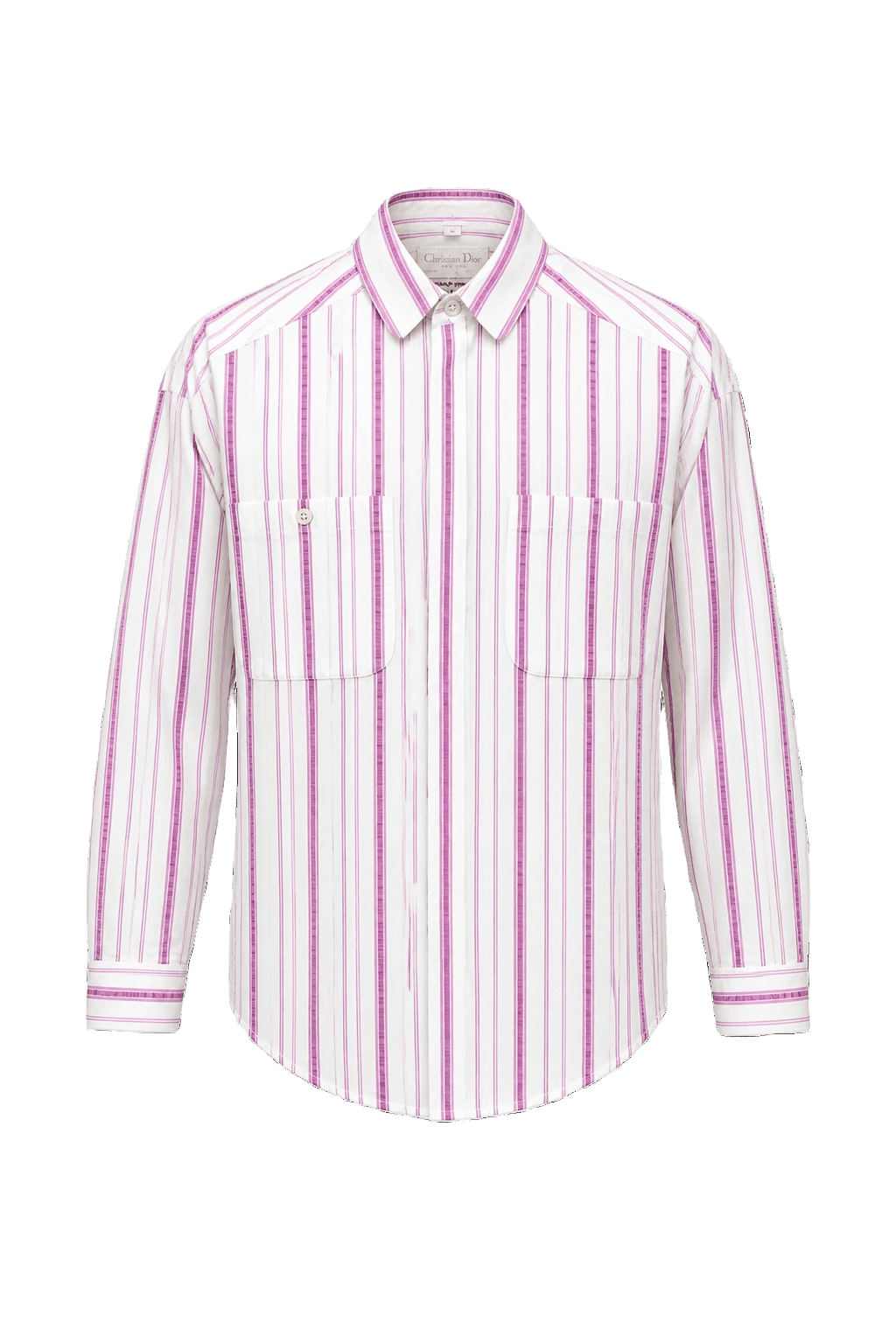 1990s White Cotton Shirt - Front View