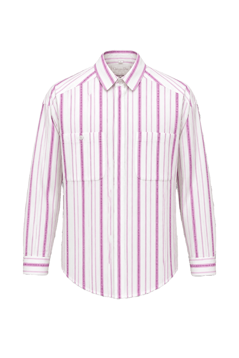 1990s White Cotton Shirt - Front View
