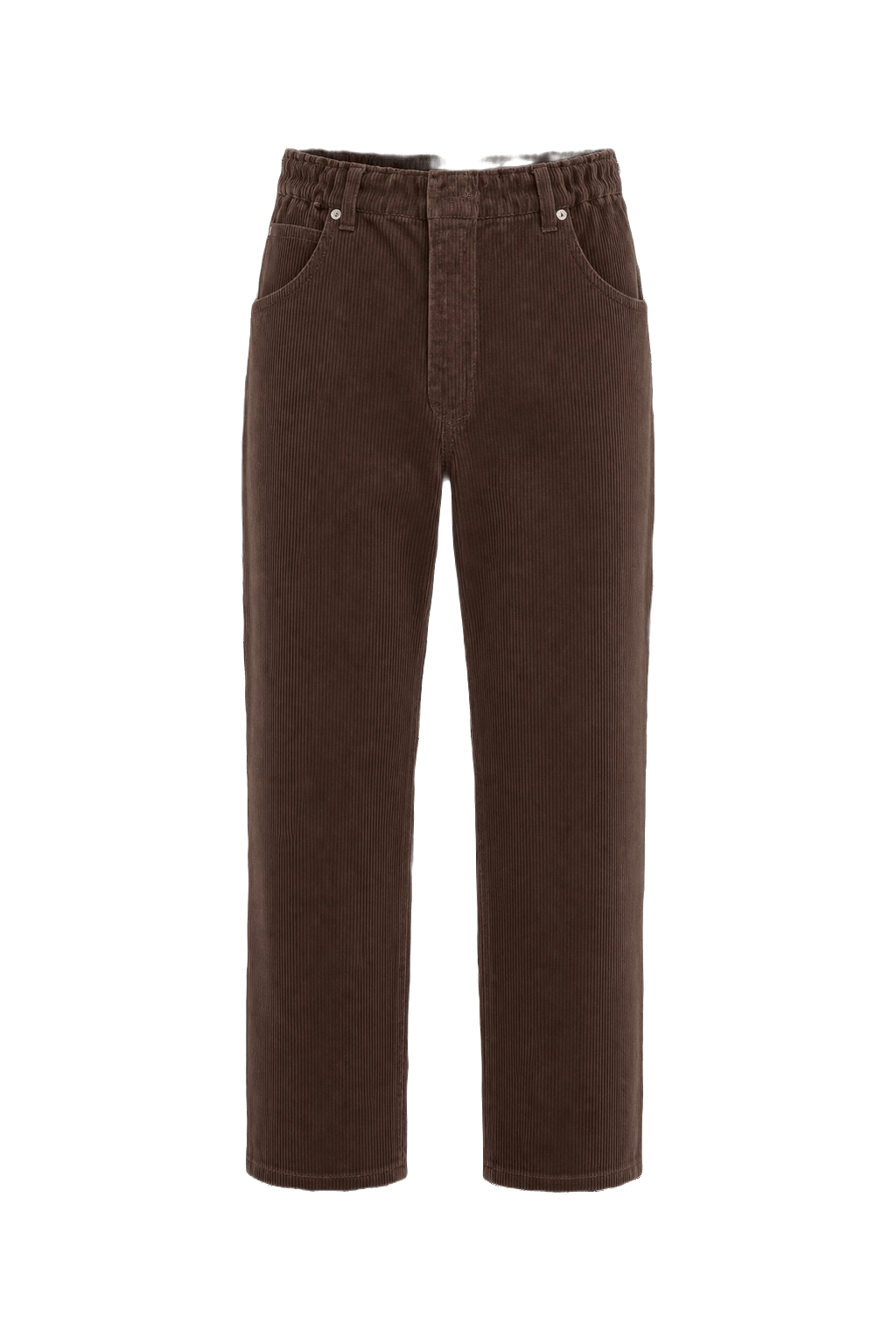 1990s Brown Corduroy Pants - Front View