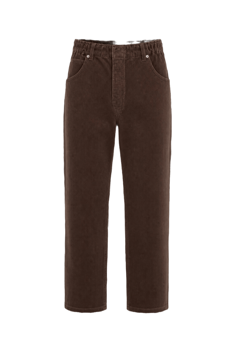 1990s Brown Corduroy Pants - Front View