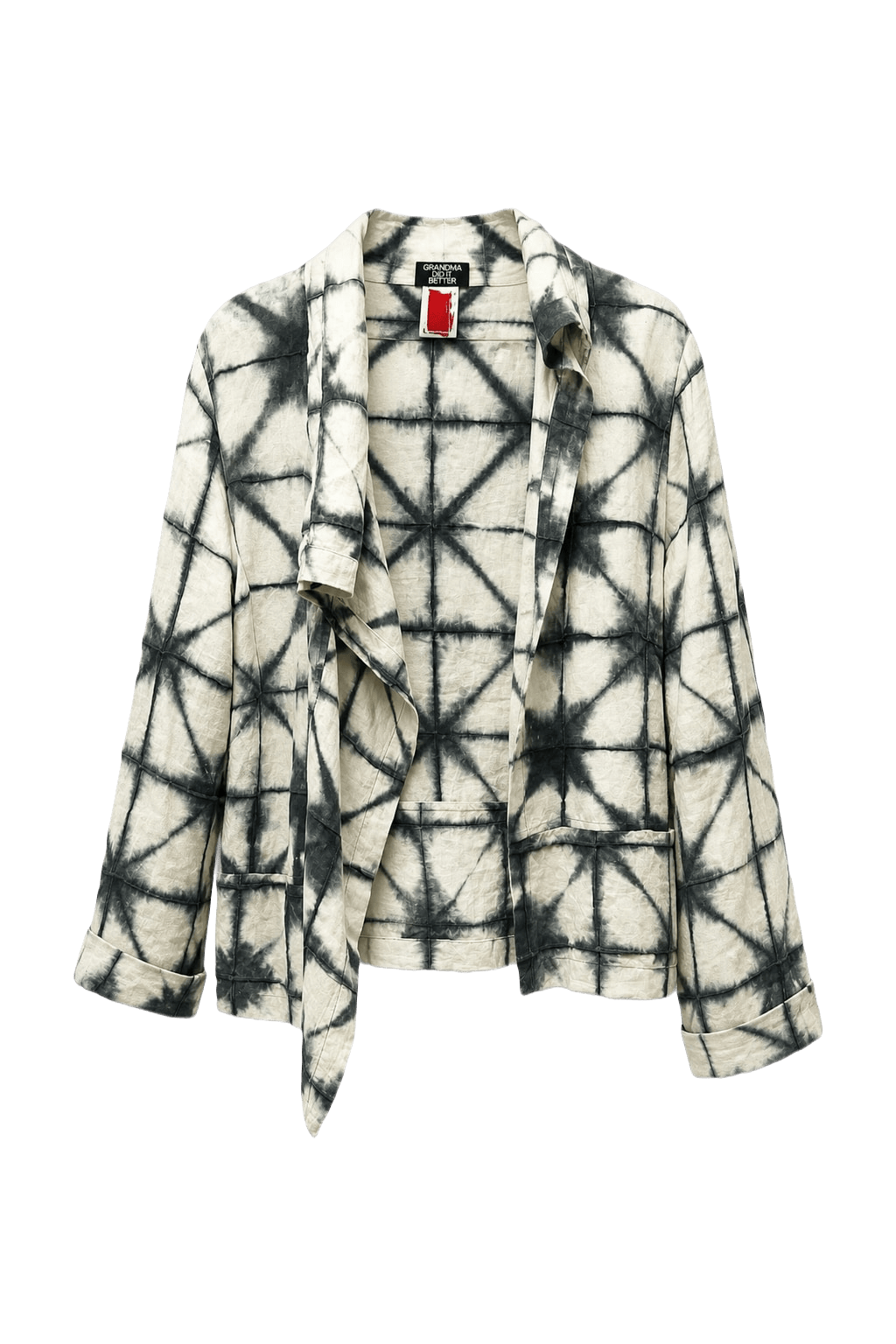 1990s White Cotton Jacket - Front View