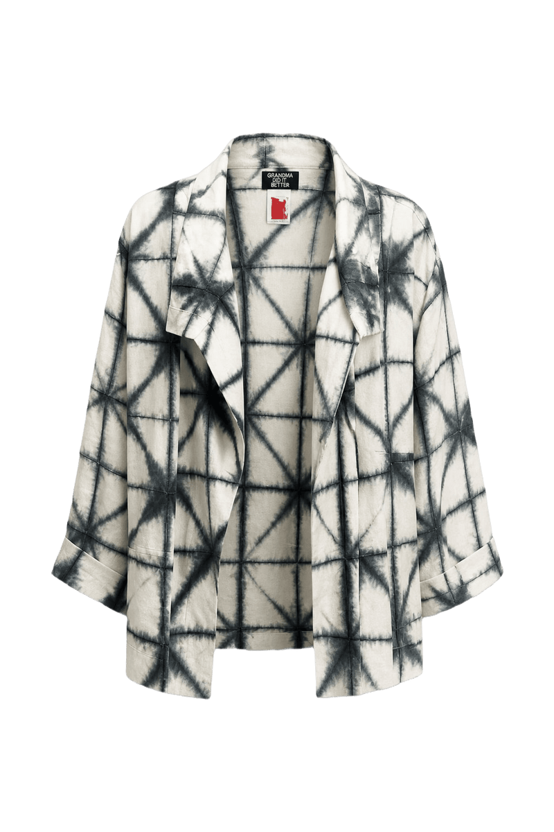 2000s Off-White Cotton Jacket - Front View