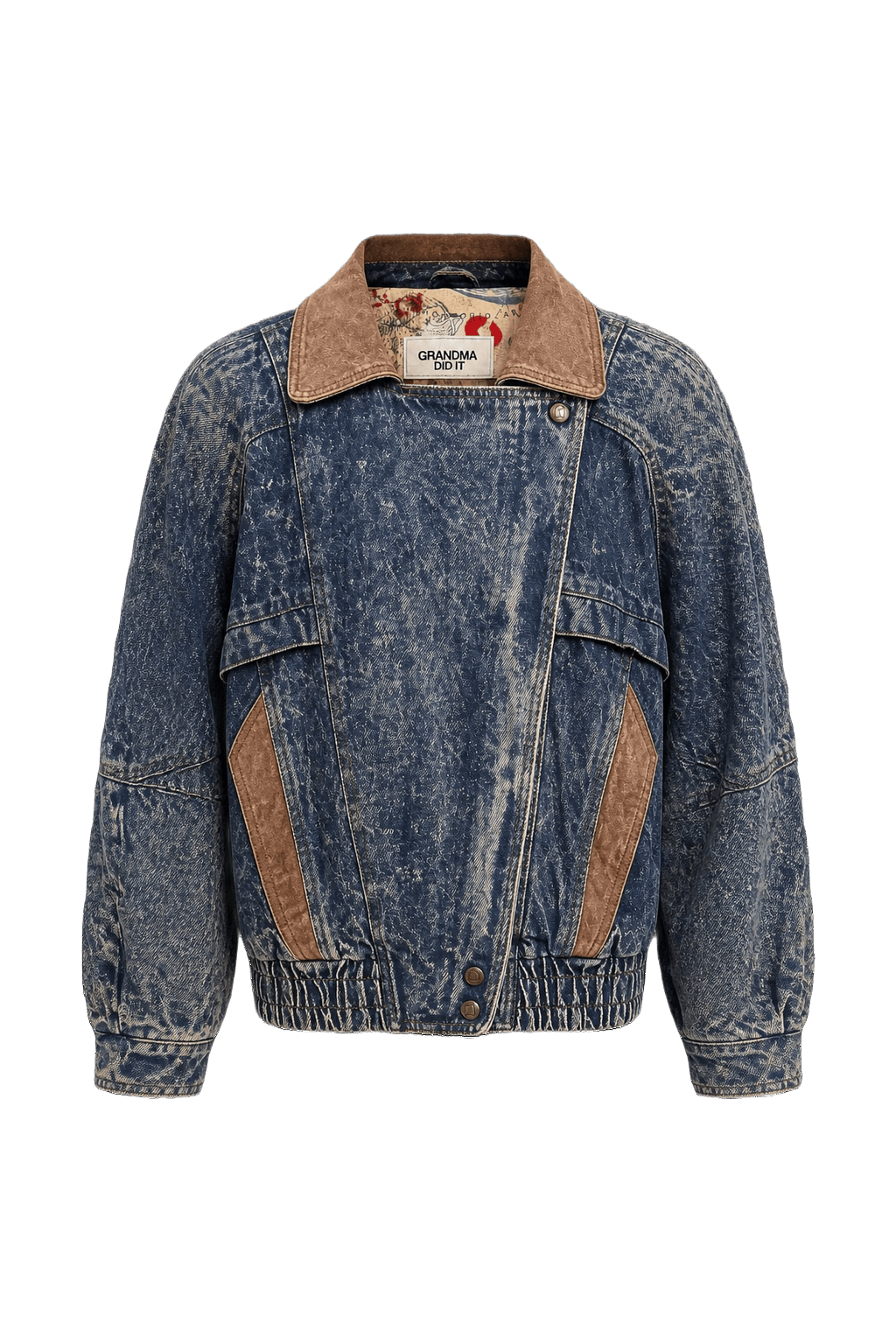 1990s Blue Denim Jacket - Front View