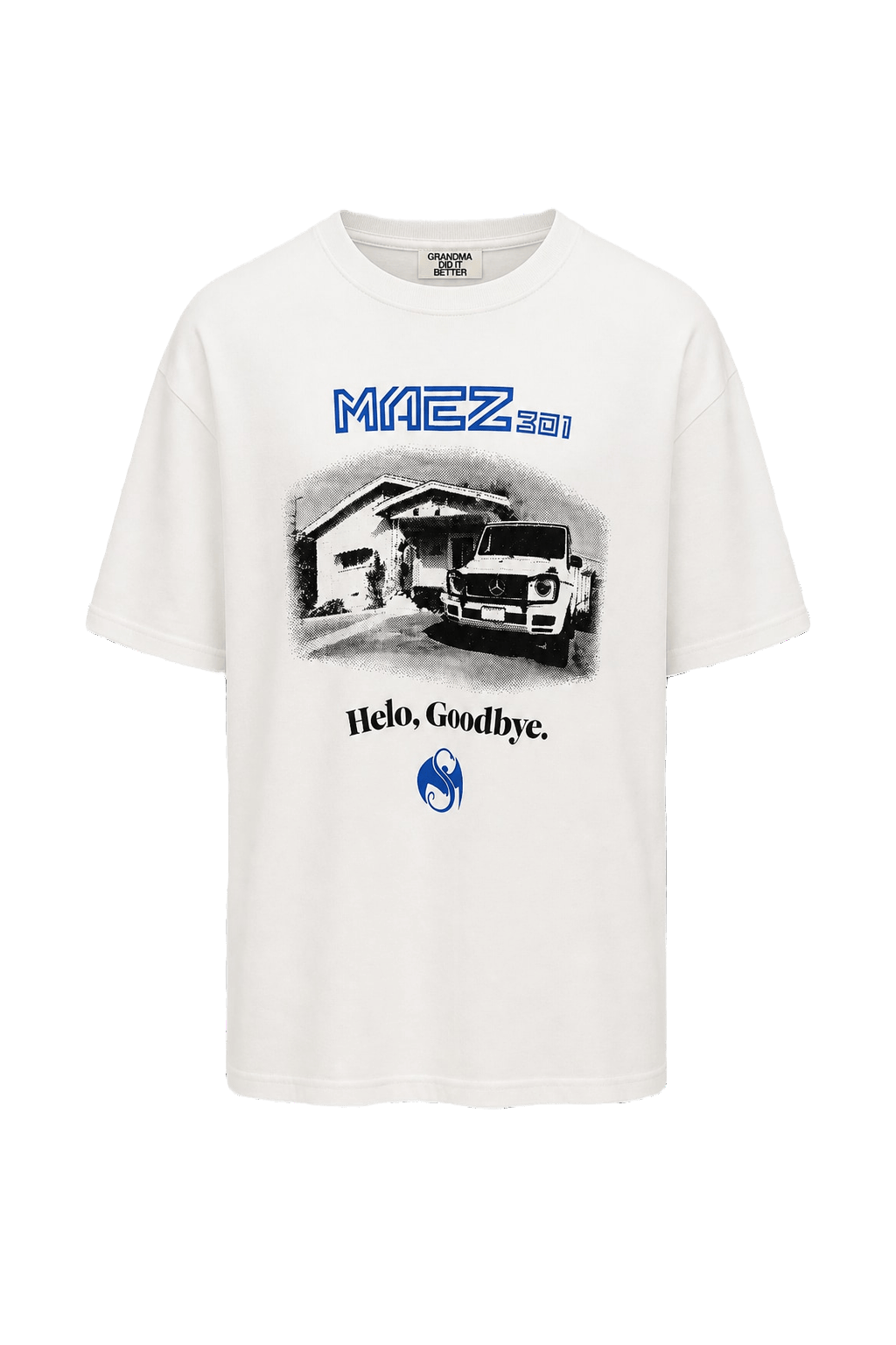 1990s White Cotton T-Shirt - Front View