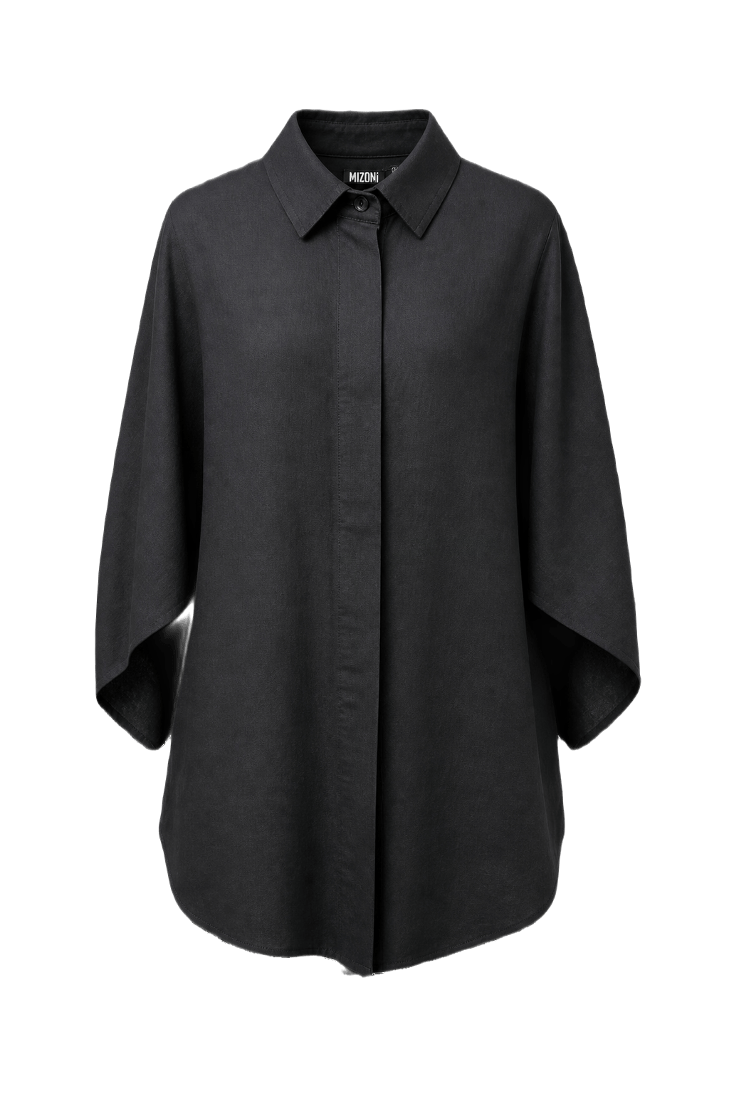 1990s Black Cotton Jacket - Front View