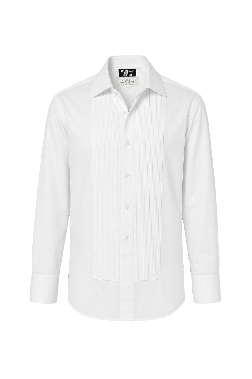 1990s White Cotton Shirt - Front View
