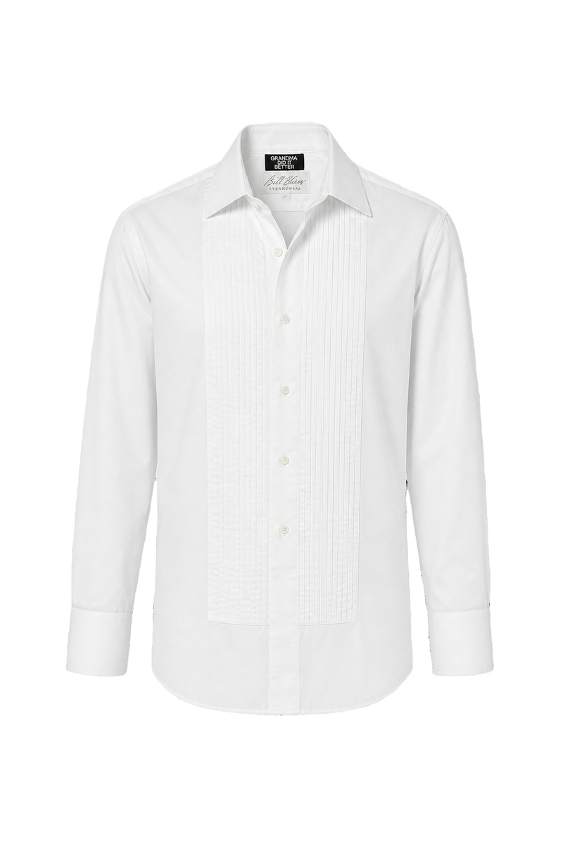1990s White Cotton Shirt - Front View