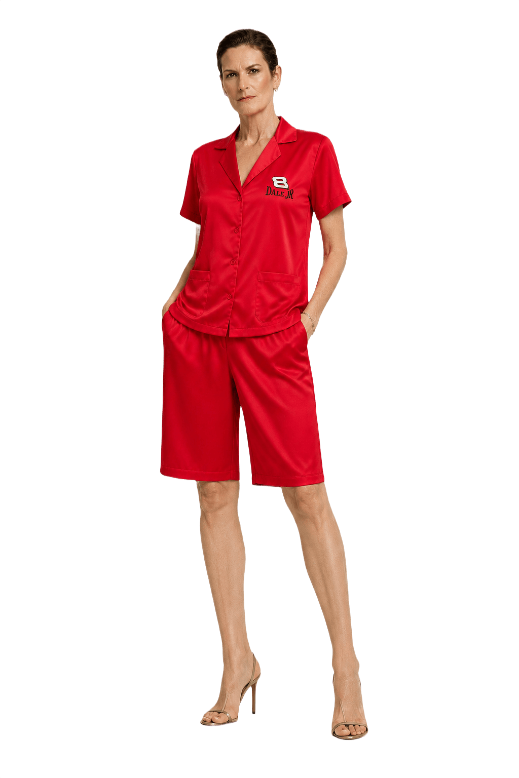 1990s Bright Red Synthetic Set - Model