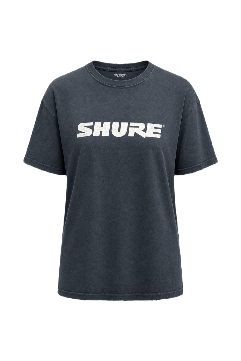 1990s Dark Blue Cotton T-shirt - Front View