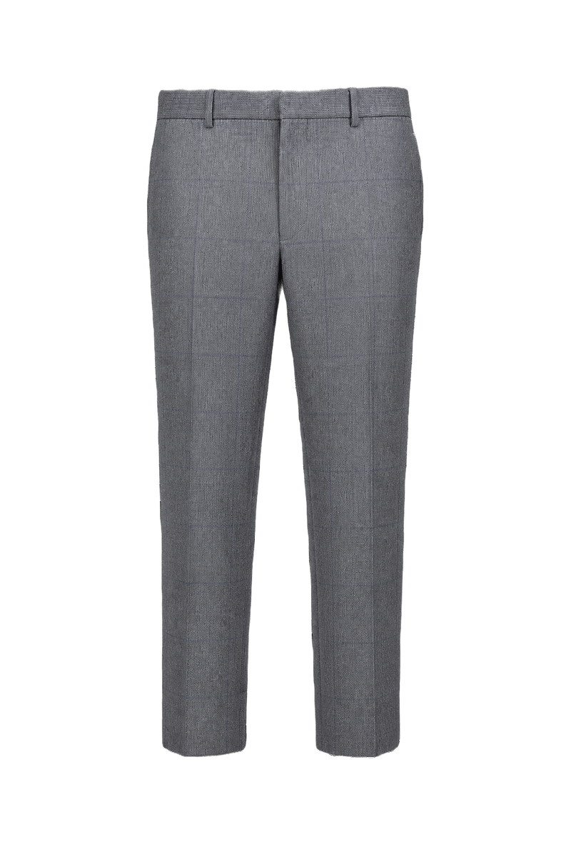 1960s Grey Wool Trousers - Front View