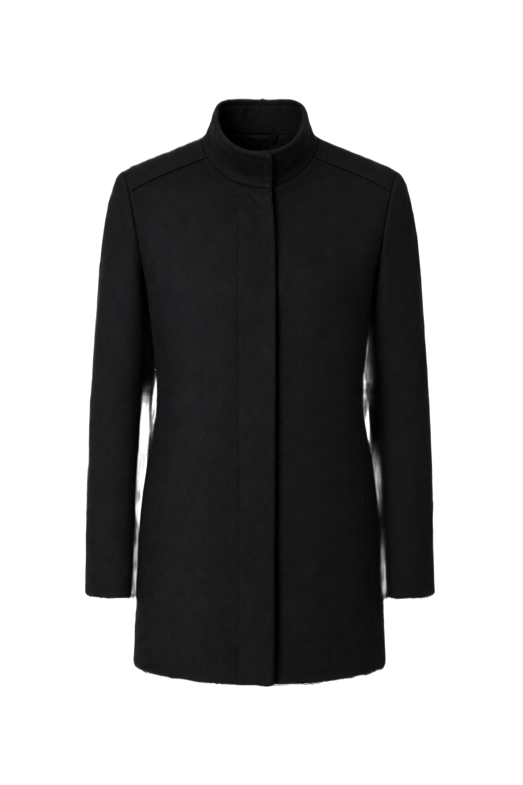 1980s Black Unknown Jacket - Front View