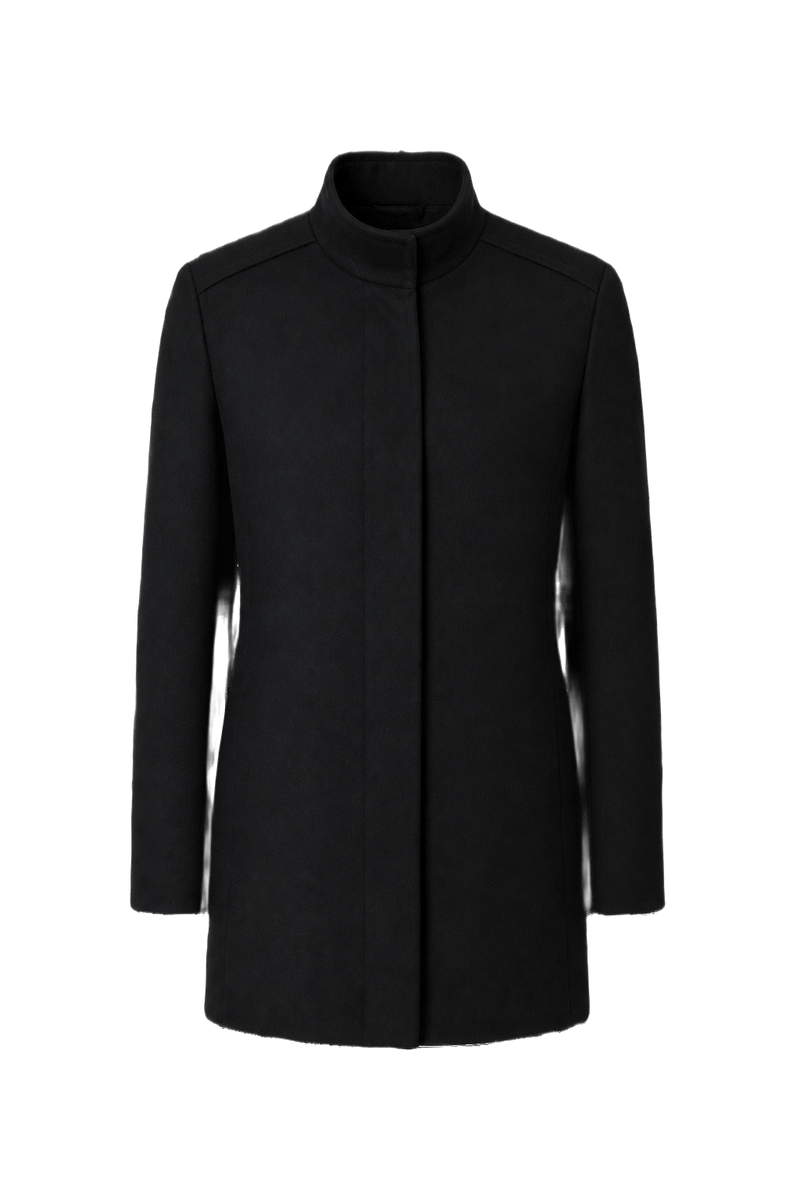 1980s Black Unknown Jacket - Front View