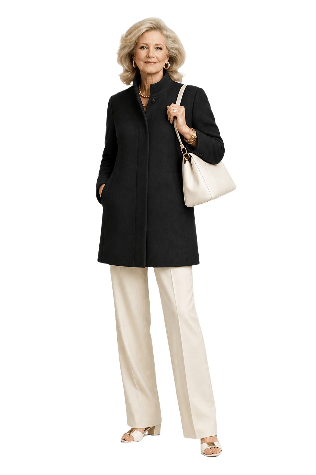 1980s Black Unknown Jacket - Model