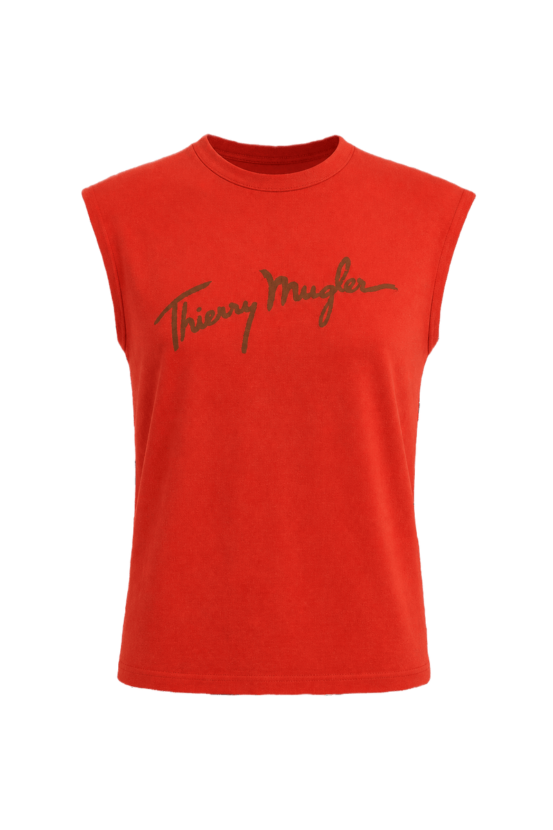 1980s Red Cotton T-shirt - Front View
