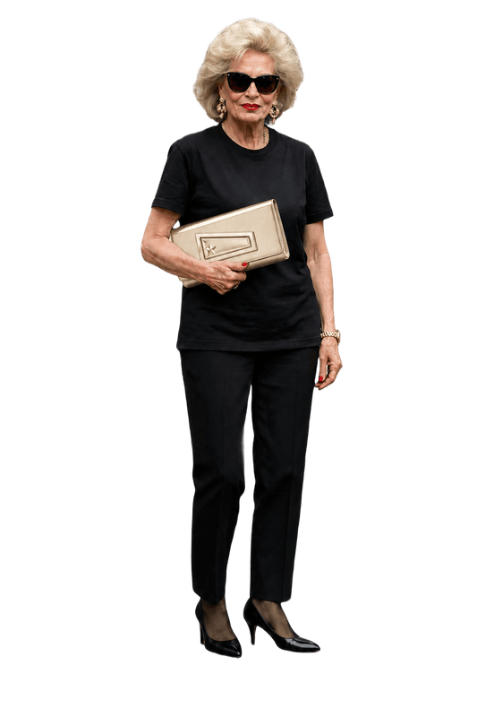 1980s Silver Metal Clutch - Model