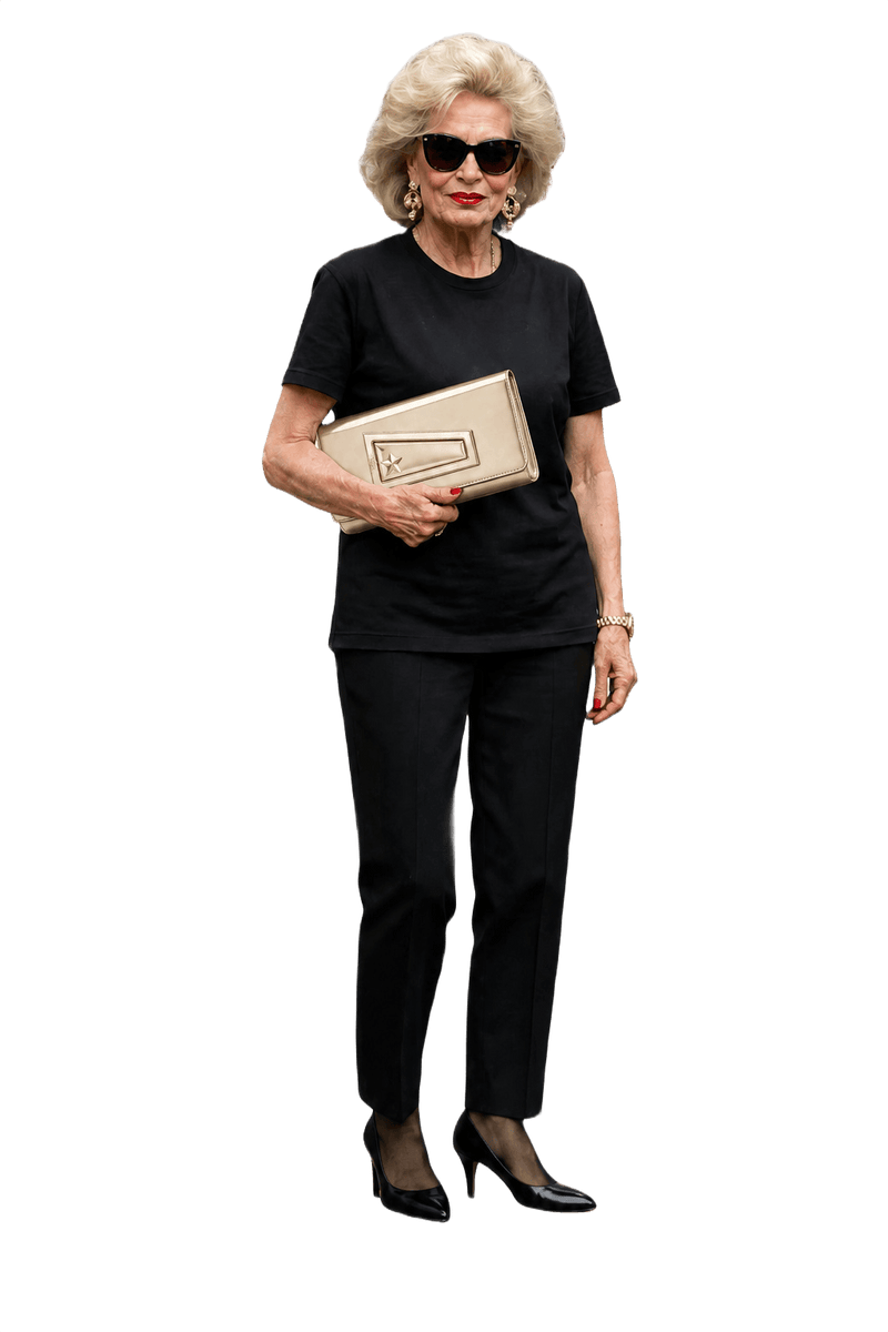 1980s Silver Metal Clutch - Model