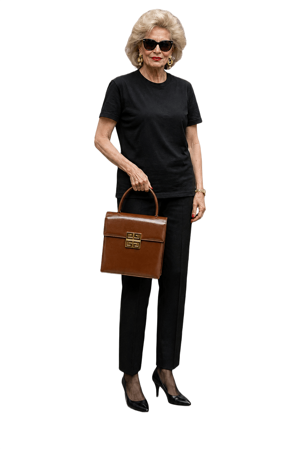 1980s Brown Leather Bag - Model