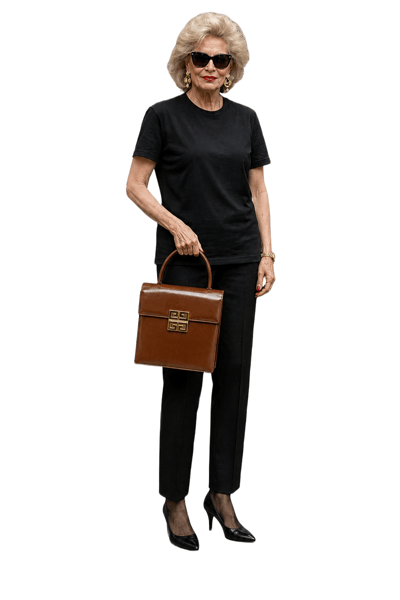 1980s Brown Leather Bag - Model