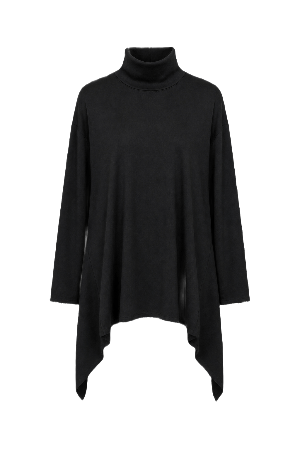 1990s Black Cotton Blend Sweater - Front View