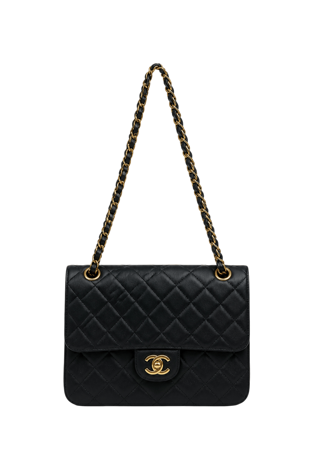 1990s Black Unknown Bag - Front View