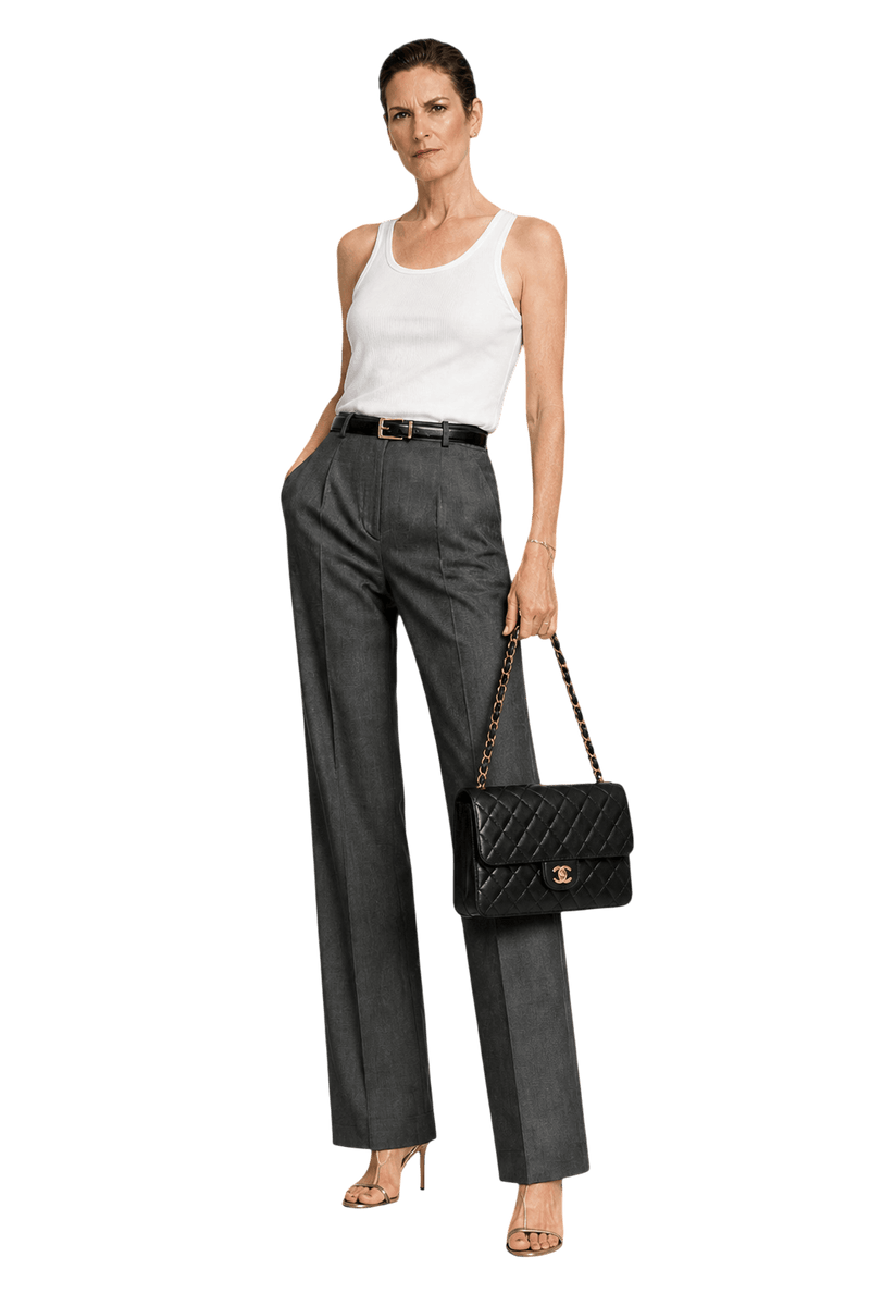1990s Black Leather Bag - Model