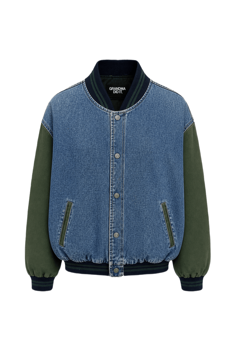 1990s Blue Denim Jacket - Front View